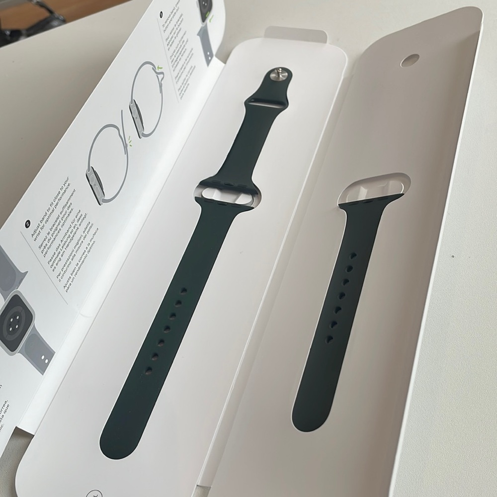 Authentic Apple cypress green watch band